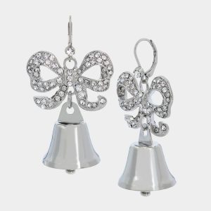 betsey johnson bell earrings