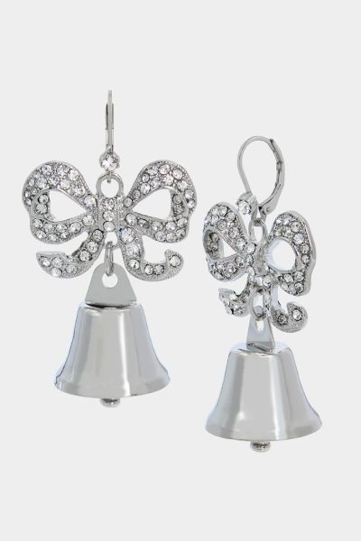 betsey johnson bell earrings