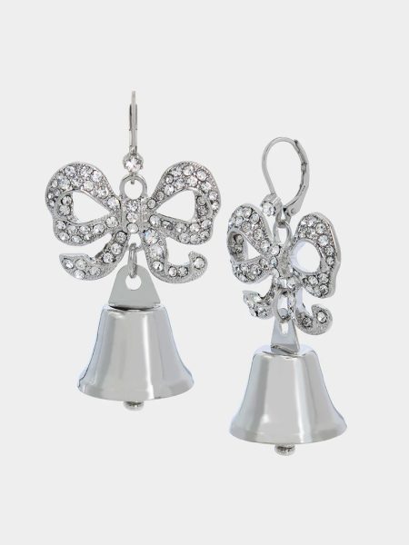 betsey johnson bell earrings