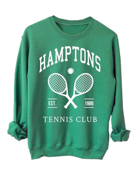 Green sporty sweatshirt