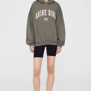 anine bing grey green sweatshirt