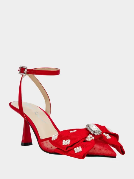 Pointed-Toe Mesh Heels