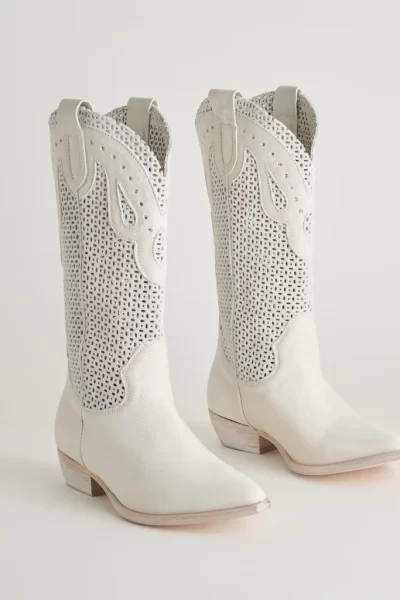 dolce vita white cowboy boots