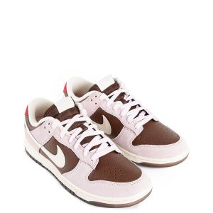 nike brown pink low sneakers