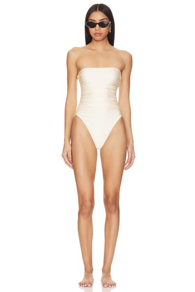 LPA one-shoulder one-piece swimsuit