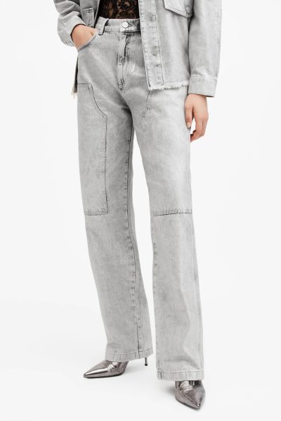 allsaints grey jeans