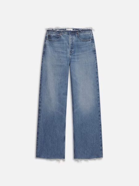 Frame low rise jeans
