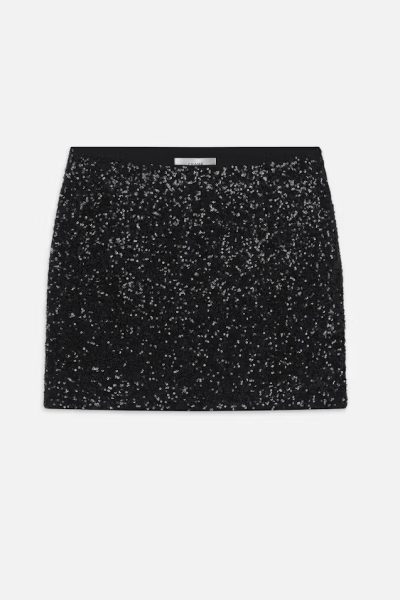 frame sequins mini skirt