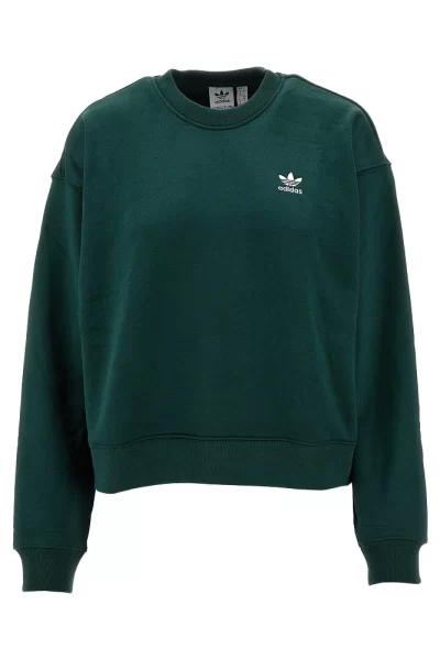 adidas green terry sweatshirt