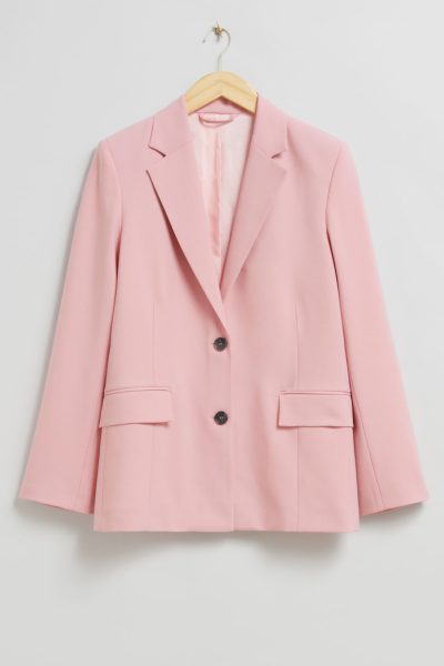 other stories pink blazer