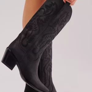 Jeffrey Campbell black cowboy boots