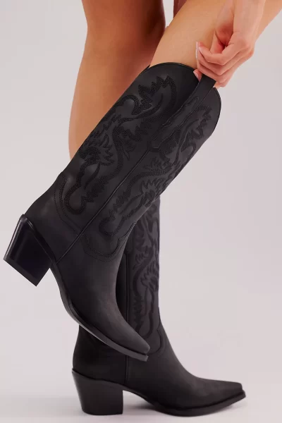 Jeffrey Campbell black cowboy boots