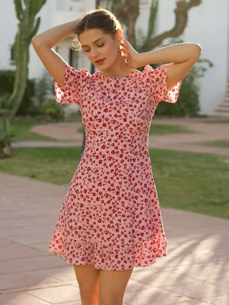 GAALA Paris floral viscose dress